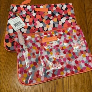 Vera Bradley Pixie Confetti Beach Pouch Set